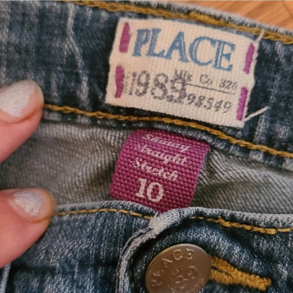 👖 Skinny Stretch Jeans · Size 10 (Girls)